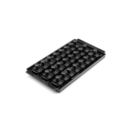 Tekton 24 Slot Universal Socket Organizer for 1/2 Inch Drive Sockets and Bit Sockets, Black - OST25224